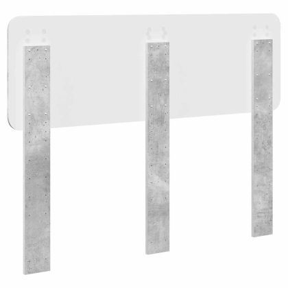 Облегалка за глава Циментено сиво 135 cm Инженерно дърво