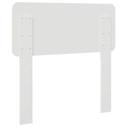 Облегалка за глава с таблото Гланц бяло 90 cm Инженерно дърво