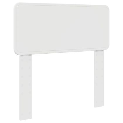 Облегалка за глава с таблото Гланц бяло 80 cm Инженерно дърво