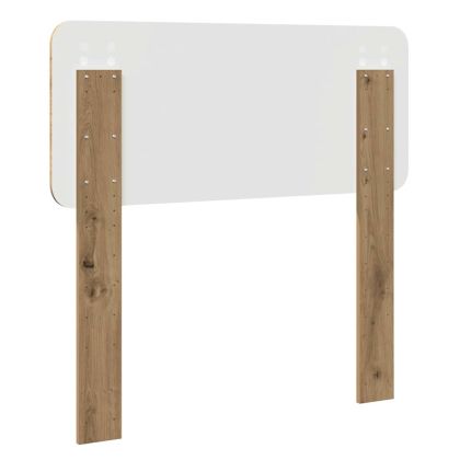 Облегалка за глава с таблото Дъб 80 cm Инженерно дърво