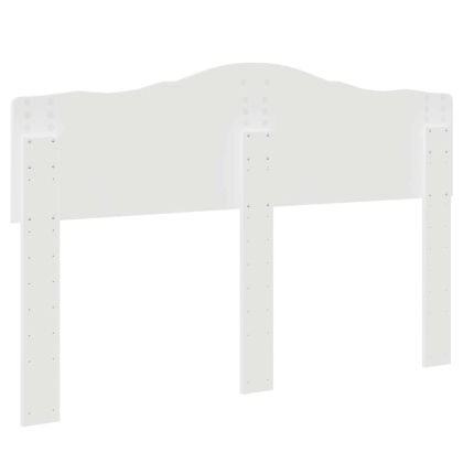 Облегалка за глава с таблото Гланц бяло 160 cm Инженерно дърво