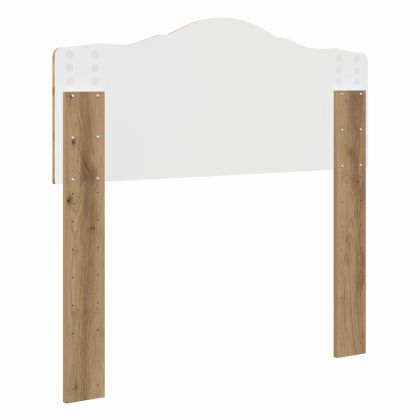 Облегалка за глава с таблото Дъб 90 cm Инженерно дърво