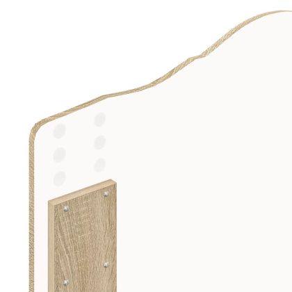 Облегалка за глава с таблото Сонома дъб 75 cm Инженерно дърво