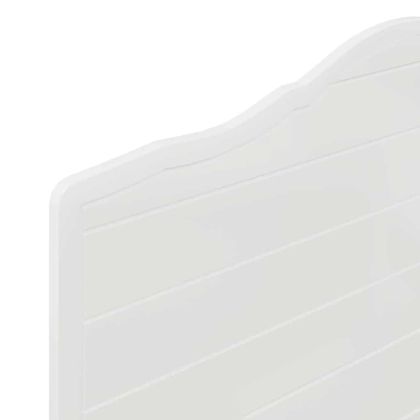 Облегалка за глава с таблото Гланц бяло 75 cm Инженерно дърво