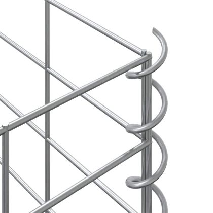 Габиони повдигнати лехи, 3 бр, 30x30x200 см, желязо