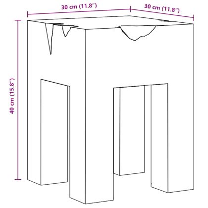 Табуретка, тиково дърво масив