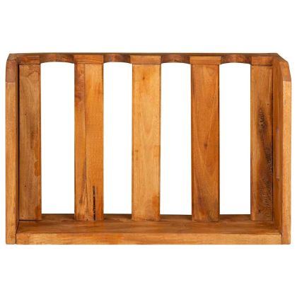 Стойки за вино, 4 бр, 16 бутилки, махагоново дърво масив