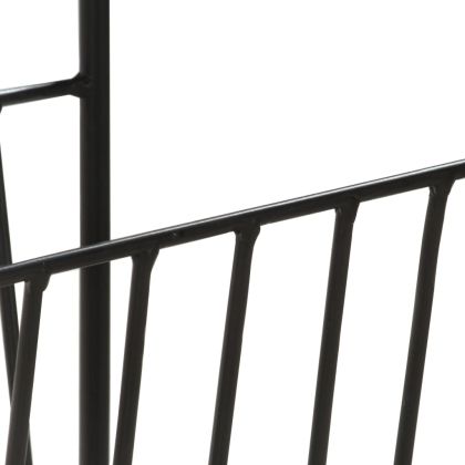 Поставка за списания 40x30x50 см мангово дърво масив и стомана