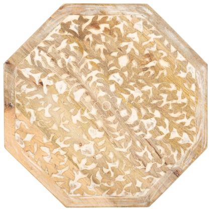 Странична маса Ø48 см мангово дърво масив