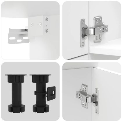 Комплект кухненски шкафове от 7 части Kalmar, инженерно дърво