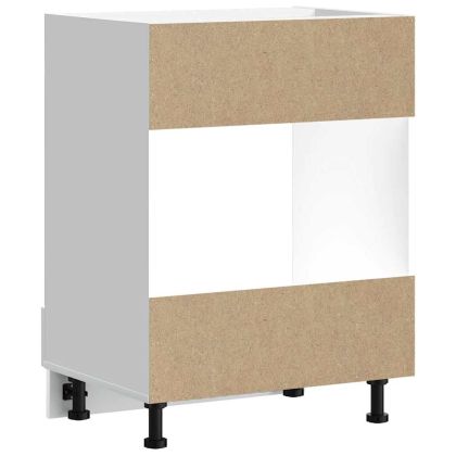 Шкаф за фурна, Kalmar, бял, инженерно дърво