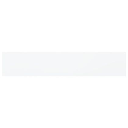 Рафтове за етажерка, 4 бр, бели, 100x20x1,5 см, инженерно дърво