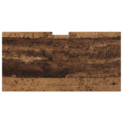 Комплект мебели за баня 4 pcs Старо дърво Инженерно дърво