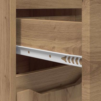 Комплект мебели за баня с чекмедже 4 pcs Дъб Инженерно дърво