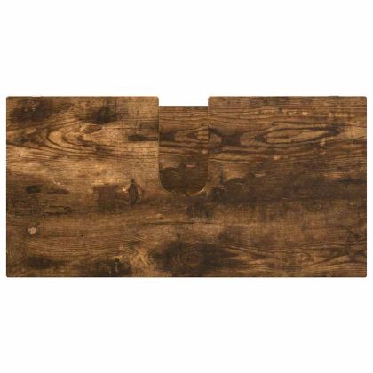 Комплект мебели за баня с рафт 3 pcs Димян дъб Инженерно дърво