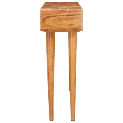 Конзолна маса Кафяво 110 x 30 x 80 см Солидно акациево дърво