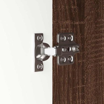 Шкаф за баня Кафяв дъб 30,5 x 30 x 101 см Инженерно дърво