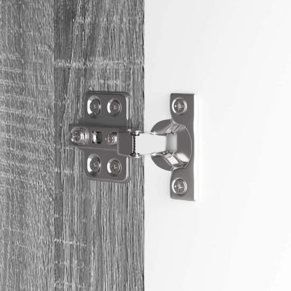 Шкаф за баня с мивка Сив Сонома 60 x 30 x 60 cm Инженерно дърво