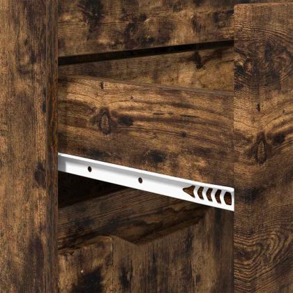 Шкаф за баня Димян дъб 72,5 x 36,5 x 100 см Инженерно дърво