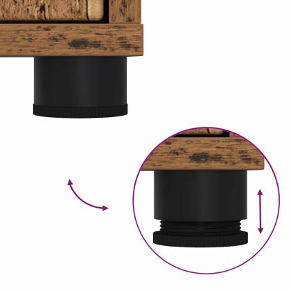 Шкаф за баня Старо дърво 72,5 x 36,5 x 100 см Инженерно дърво