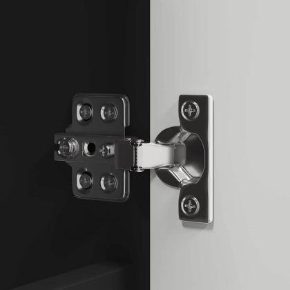 Шкаф с огледало за баня Черно 60 x 20 x 60 cm Инженерно дърво