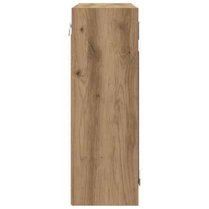 Шкаф с огледало за баня Дъб 60 x 20 x 60 cm Инженерно дърво