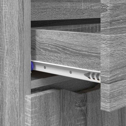 Служебен шкаф Сив Сонома 100 x 30 x 65,6 Инженерно дърво