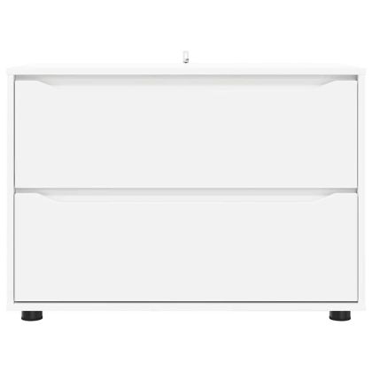 Шкаф за съхранение Бяло 80 x 48 x 57 см Инженерно дърво