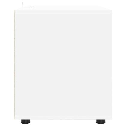 Шкаф за съхранение Бяло 80 x 48 x 57 см Инженерно дърво