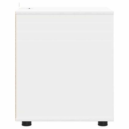 Шкаф за съхранение Бяло 40 x 48 x 57 см Инженерно дърво