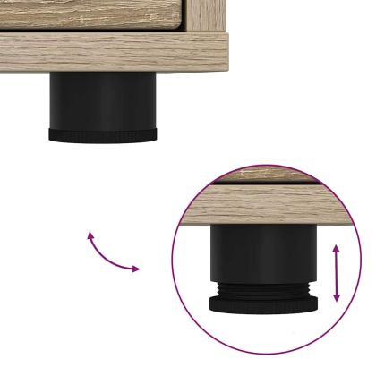 Шкаф за съхранение Сонома дъб 40 x 48 x 57 см Инженерно дърво