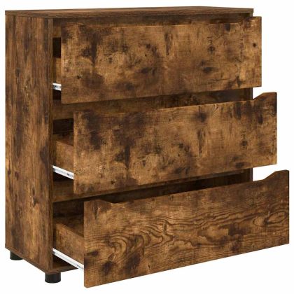 Шкаф за съхранение Димян дъб 80 x 31 x 81 см Инженерно дърво