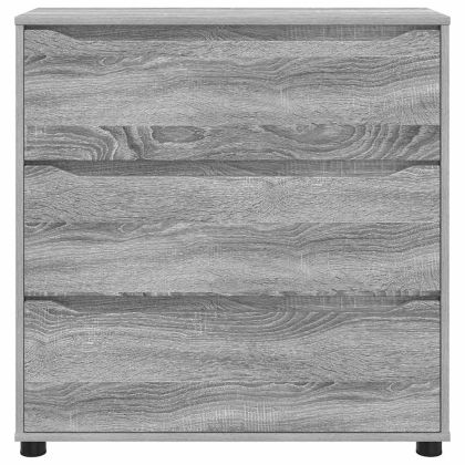 Шкаф за съхранение Сив Сонома 80 x 31 x 81 см Инженерно дърво