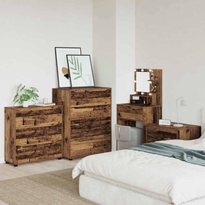 Шкаф за съхранение Старо дърво 80 x 31 x 81 см Инженерно дърво