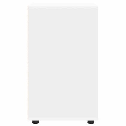 Шкаф за съхранение Бяло 60 x 48 x 81 см Инженерно дърво