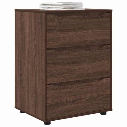 Шкаф за съхранение Кафяв дъб 60 x 48 x 81 см Инженерно дърво