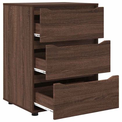 Шкаф за съхранение Кафяв дъб 60 x 48 x 81 см Инженерно дърво