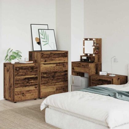 Шкаф за съхранение Старо дърво 60 x 48 x 81 см Инженерно дърво