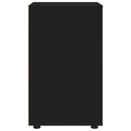 Шкаф за съхранение Черно 40 x 48 x 81 см Инженерно дърво