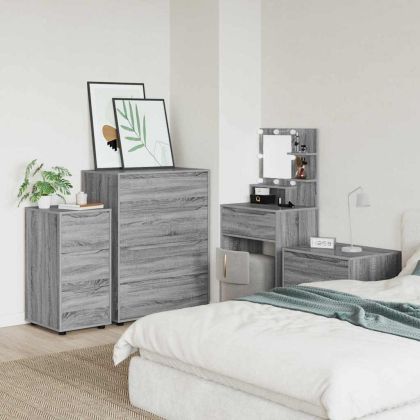 Шкаф за съхранение Сив Сонома 40 x 48 x 81 см Инженерно дърво