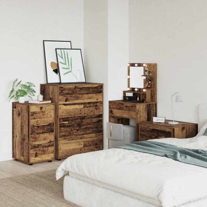 Шкаф за съхранение Старо дърво 40 x 48 x 81 см Инженерно дърво