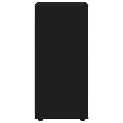 Шкаф за съхранение Черно 40 x 48 x 105 см Инженерно дърво