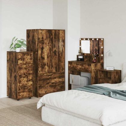 Шкаф за съхранение Димян дъб 40 x 48 x 105 см Инженерно дърво