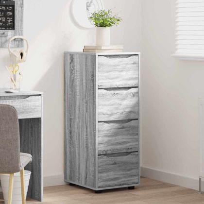 Шкаф за съхранение Сив Сонома 40 x 48 x 105 см Инженерно дърво