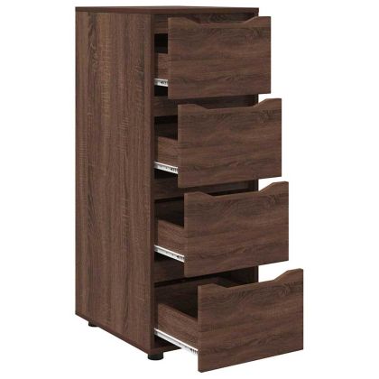 Шкаф за съхранение Кафяв дъб 40 x 48 x 105 см Инженерно дърво