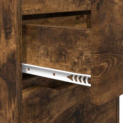 Нощни маси 2 pcs Димян дъб 40 x 30 x 467 см Инженерно дърво