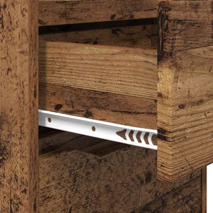 Нощни маси 2 pcs Старо дърво 40 x 30 x 467 см Инженерно дърво