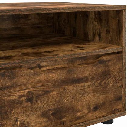 ТВ шкаф с чекмедже Димян дъб 100 x 48 x 43 см Инженерно дърво