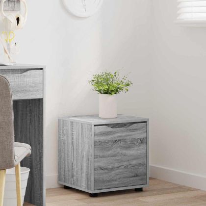 Шкаф за баня Сив Сонома 40,5 x 40 x 44 см Инженерно дърво