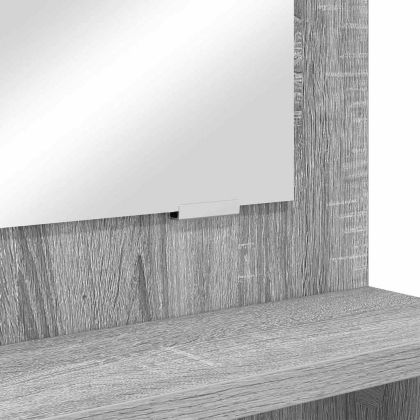 Тоалетки за спалня с чекмедже Сив Сонома 80 x 39,6 x 135 см